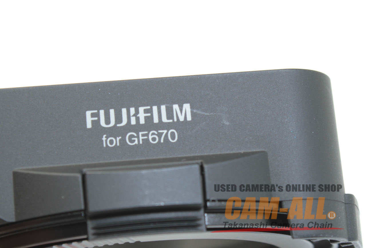 中古 フジフイルム GF670専用レンズフード 程度:A- (美品)