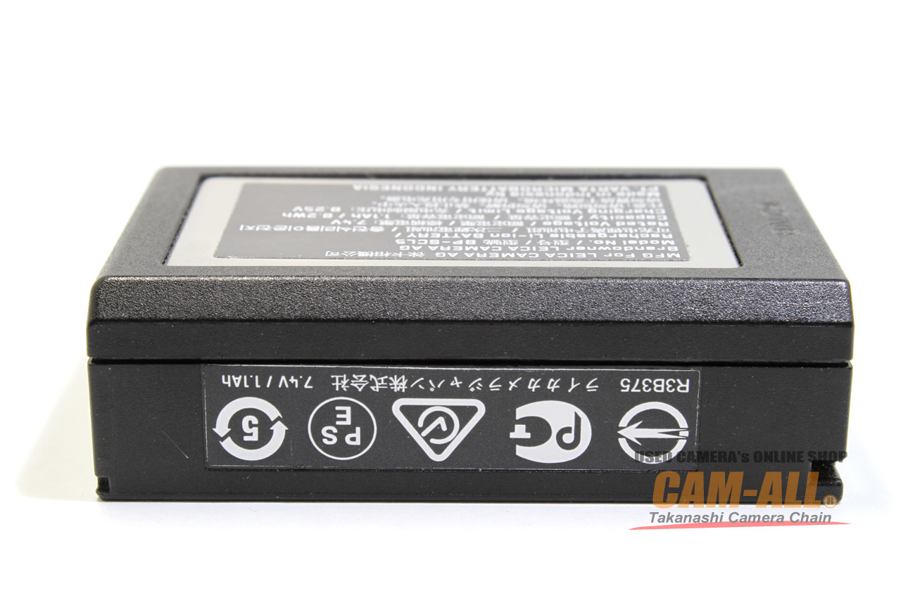 中古 ライカ リチウムイオンバッテリー BP-SCL5 程度：AB（良品）