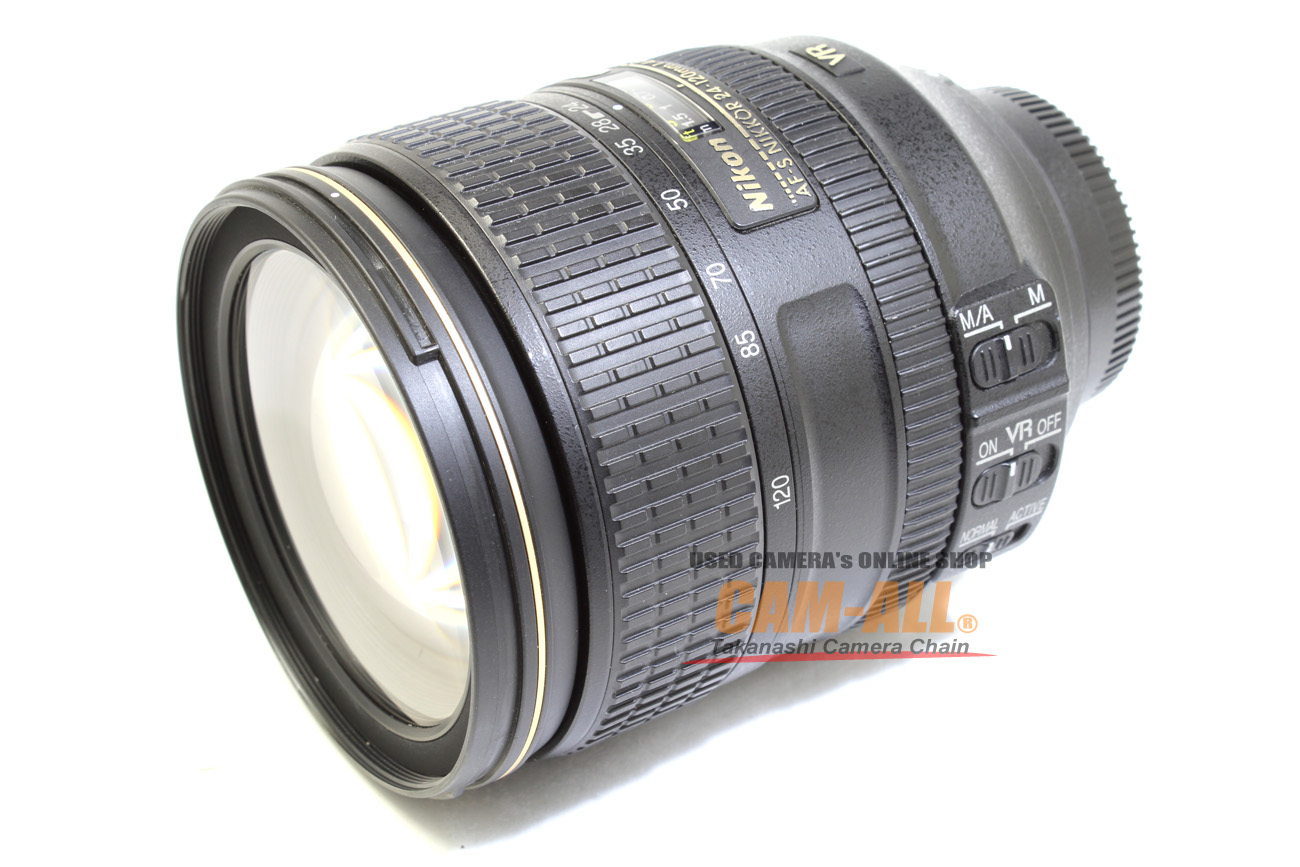 中古 ニコン AF-S 24-120mm F4G ED VR Fマウントレンズ