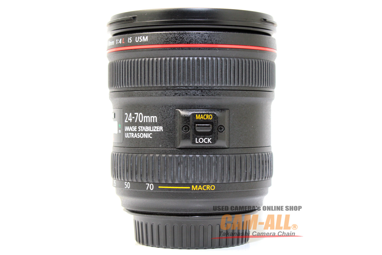 中古 キヤノン EF24-70mm F4L IS USM EFマウントズームレンズ