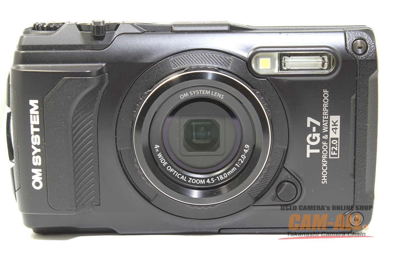 中古 OMシステム Tough TG-7ブラック コンパクトデジタルカメラ